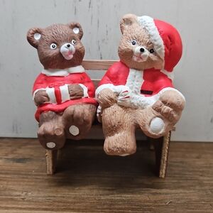 Christmas Teddy Bear Figurines